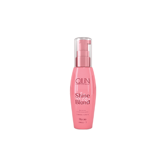 OLLIN PROFESSIONAL МАСЛО омега-3 для светлых и осветленных волос Shine Blond - 50 мл