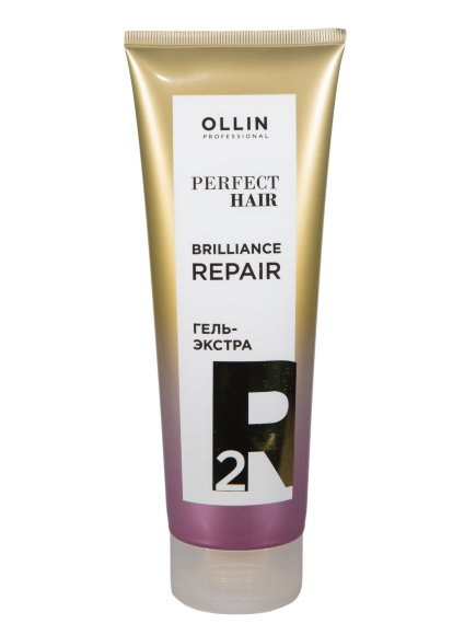 OLLIN PROFESSIONAL ГЕЛЬ этап №2 процедуры восстановления волос Perfect Hair Brilliance Repair - 250 мл