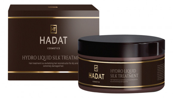 HADAT МАСКА для волос "Жидкий шелк" Hydro liquid silk treatment - 300 мл