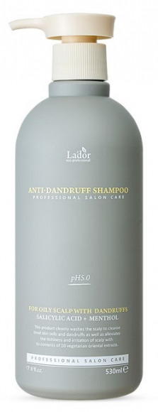 LADOR Шампунь против перхоти Anti-Dandruff Shampoo - 530 мл