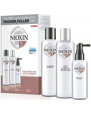 NIOXIN НАБОР для окрашенных волос с тенденцией к выпадению (300мл + 300мл +100мл) Cleanser System 3