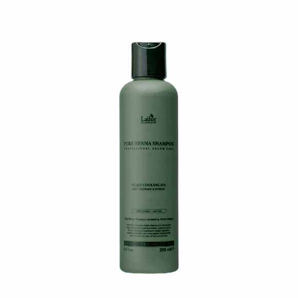 LADOR Шампунь для волос с хной укрепляющий Pure Henna Shampoo - 200 мл