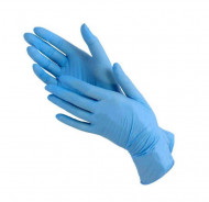 Перчатки нитрил голубые медицинские S Connect Blue Nitrile 100 шт/упк 603-636