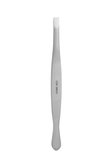 STALEKS ПИНЦЕТ для бровей (широкие прямые кромки) п-01