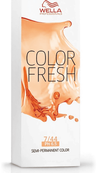 WELLA PROFESSIONAL 7/44 КРАСИТЕЛЬ Color Fresh (блонд красный интенсивный) - 75 мл