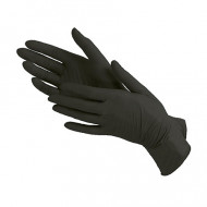 Перчатки нитрил черные XL Safe&Care 100 шт/упк (20%) TN 358,