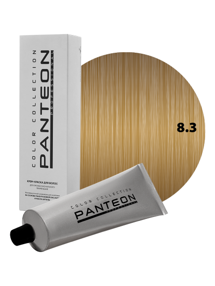 PANTEON 8.3 КРАСИТЕЛЬ Panteon (блондин золотистый) - 100 мл