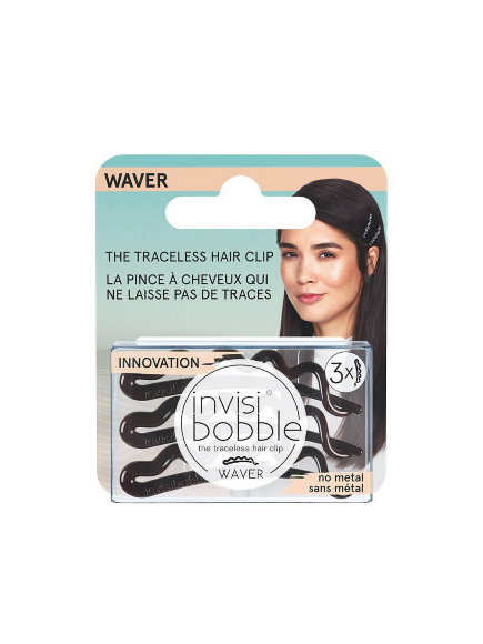 INVISIBOBBLE ЗАКОЛКА для волос (с подвесом) Waver Pretty Dark (коричневая) - 3 шт