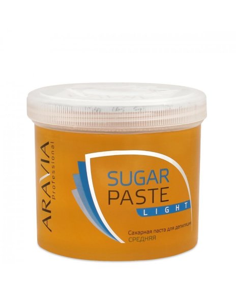 ARAVIA ПАСТА сахарная для депиляции "легкая" средней консистенции Sugar Paste - 750 г