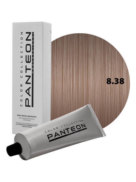 PANTEON 8.38 КРАСИТЕЛЬ Panteon (блондин золотисто-жемчужный) - 100 мл