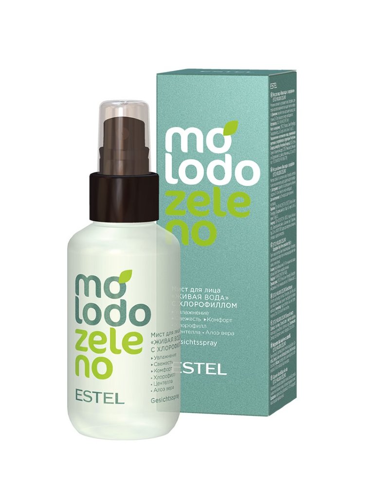 МИСТ для лица "живая вода" с хлорофиллом Molodo Zeleno - 100 мл (ESTEL ...