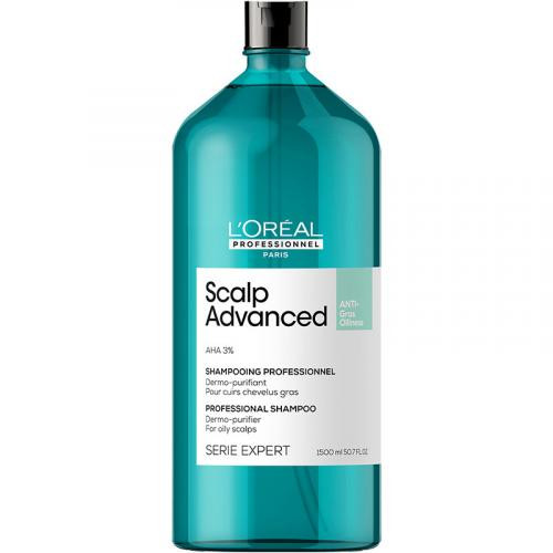 LOREAL PROFESSIONAL ШАМПУНЬ для склонных к жирности волос Expert Scalp Advanced Anti-oiliness - 1500 мл