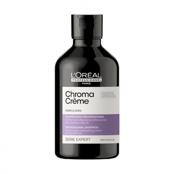 LOREAL PROFESSIONAL ШАМПУНЬ-крем фиолетовый для нейтрализации желтизны Chroma Creme - 300 мл