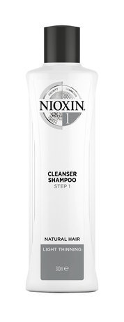 NIOXIN ШАМПУНЬ для натуральных волос с тенденцией к истончению Cleanser System 1 - 300 мл
