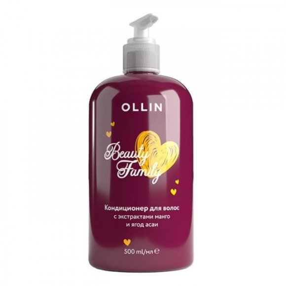 OLLIN PROFESSIONAL КОНДИЦИОНЕР для волос с экстрактами манго и ягод асаи Family - 500 мл