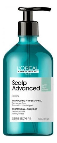 LOREAL PROFESSIONAL ШАМПУНЬ для склонных к жирности волос Expert Scalp Advanced Anti-oiliness - 500 мл