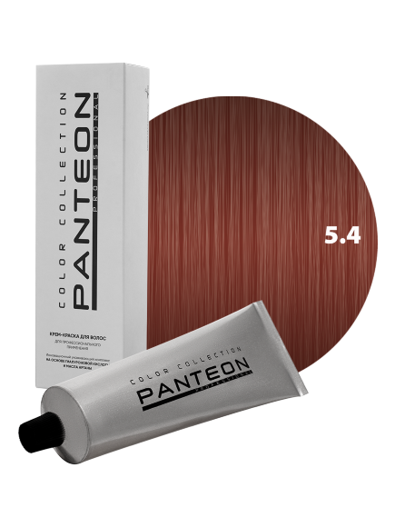 PANTEON 5.4 КРАСИТЕЛЬ Panteon (тёмно-русый медный) - 100 мл