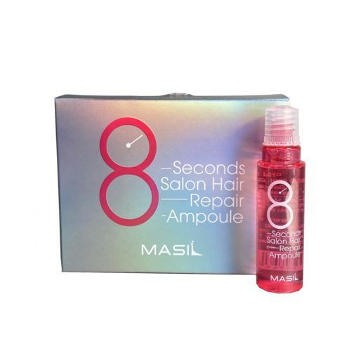 KOREA MASIL 8 SECONDS SALON HAIR REPAIR AMPOULE Протеиновая маска-филлер для поврежденных волос 15мл*10