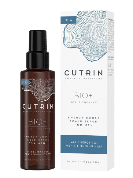 CUTRIN СЫВОРОТКА для укрепления волос (мужской) BIO+ Energy Boost - 100 мл