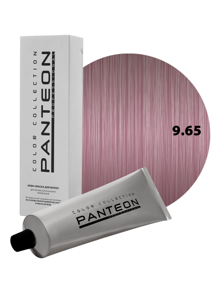 PANTEON 9.65 КРАСИТЕЛЬ Panteon (светлый блондин фиолетово-красный) - 100 мл