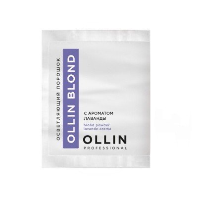OLLIN PROFESSIONAL ПОРОШОК для осветления волос Ollin Color Blond Powder Aroma Lavande - 30 г