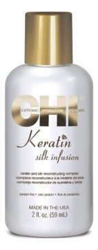 ШЕЛК для восстановления волос с кератином Keratin - 59 мл