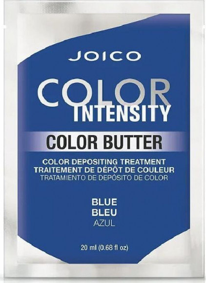 JOICO Мини-Маска COLOR BUTTER BLUE/Маска тонирующая с интенсивным голубым пигментом - 20 мл