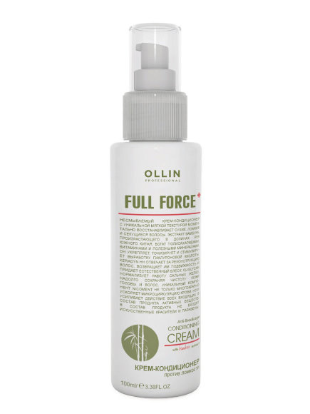 OLLIN PROFESSIONAL КРЕМ-КОНДИЦИОНЕР против ломкости Full Force With Bomboo Extract - 100 мл