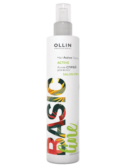 OLLIN PROFESSIONAL СПРЕЙ для волос Basic Line Active - 250 мл
