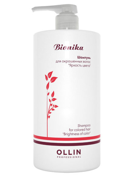 OLLIN PROFESSIONAL ШАМПУНЬ для окрашенных волос "яркость цвета" Bionika Brightness Of Color - 750 мл