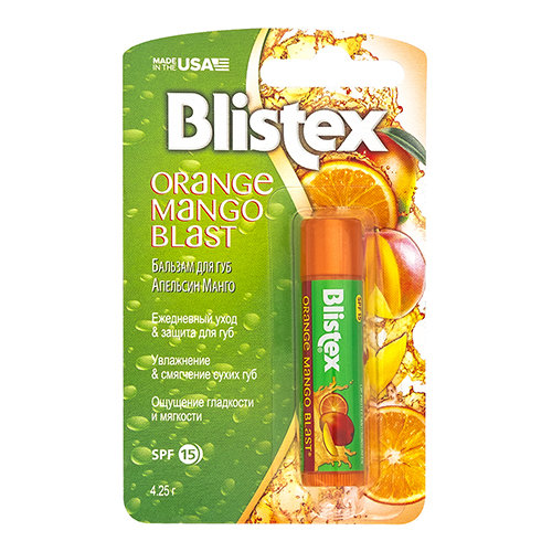 BLISTEX БАЛЬЗАМ для губ Апельсин Манго - 4,25 г