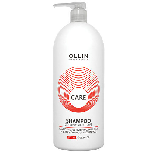 OLLIN PROFESSIONAL ШАМПУНЬ для окрашенных волос Care Color & Shine Save - 1000 мл