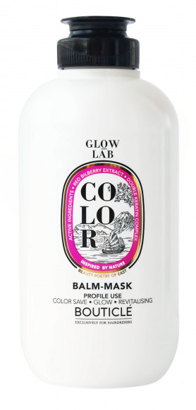BOUTICLE Бальзам-маска для окрашенных волос с экстрактом брусники COLOR BALM-MASK DOUBLE KERATIN - 250 мл