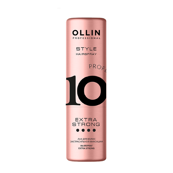 OLLIN PROFESSIONAL ЛАК для волос экстрасильной фиксации (юбилейный) Style - 200 мл