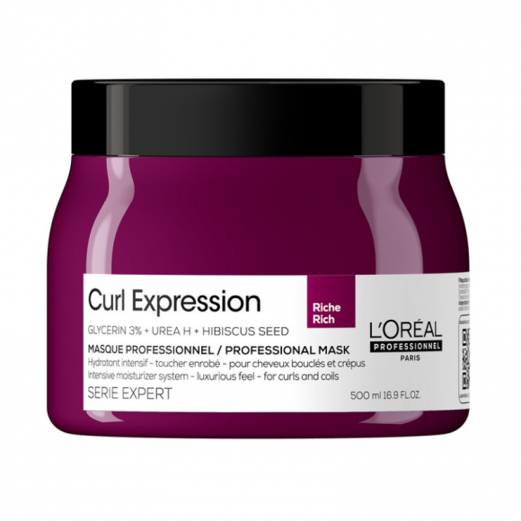 LOREAL PROFESSIONAL МАСКА интенсивно увлажняющая для вьющихся волос Expert Curl Expression Rich - 500 мл