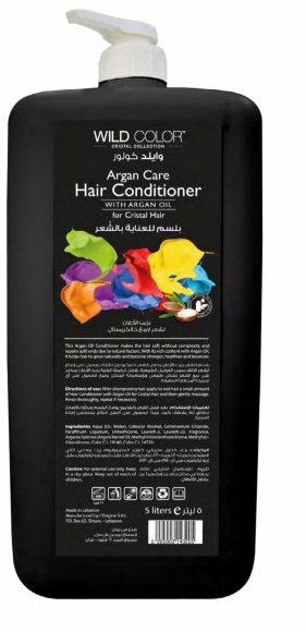 WILD COLOR КОНДИЦИОНЕР для волос с аргановым маслом Argan Care Hair - 4800 мл