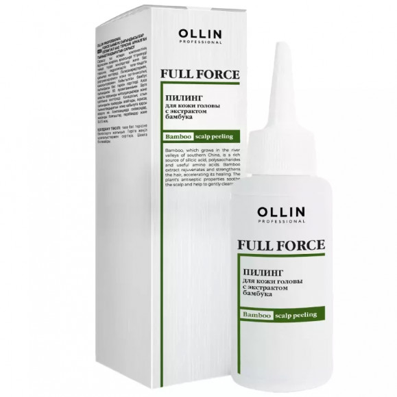 OLLIN PROFESSIONAL Пилинг для кожи головы с экстрактом бамбука 80 мл