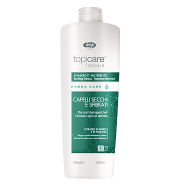 LISAP MILANO ШАМПУНЬ интенсивный питательный – «Top Care Repair Hydra Care Nourishing Shampoo» - 1000 мл