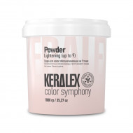ПУДРА KERALEX для волос обесцвечивающая на 9 тонов color symphony Powder Lightening (up to 9) - 1000 гр