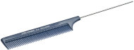 РАСЧЕСКА с металлическим хвостиком и частыми зубчиками одной длины (синяя)
