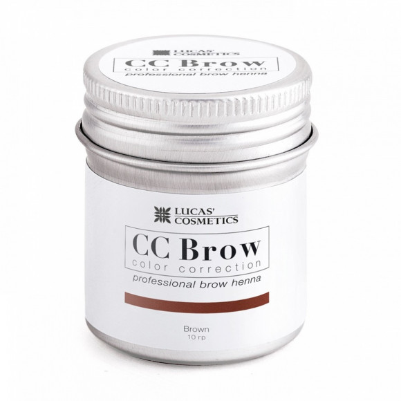 LUCAS COSMETICS ХНА для бровей CC Brow в баночке ((brown/коричневый) - 10гр