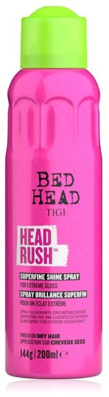 TIGI СПРЕЙ для придания блеска волосам Bed Head Headrush - 200 мл