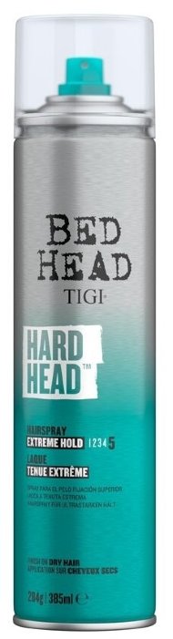 ЛАК для суперсильной фиксации Bed Head Hard Head - 385 мл