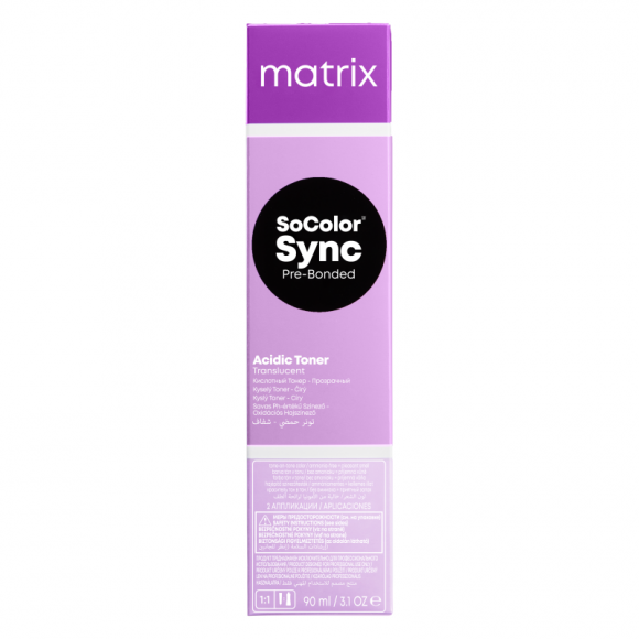 MATRIX 10PR Кислотный Тонер SoColor Sync (очень-очень светлый блондин жемчужный розовый) 90 мл