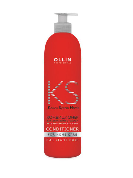 OLLIN PROFESSIONAL КОНДИЦИОНЕР для домашнего ухода за осветленными волосами Keratine Royal - 250 мл