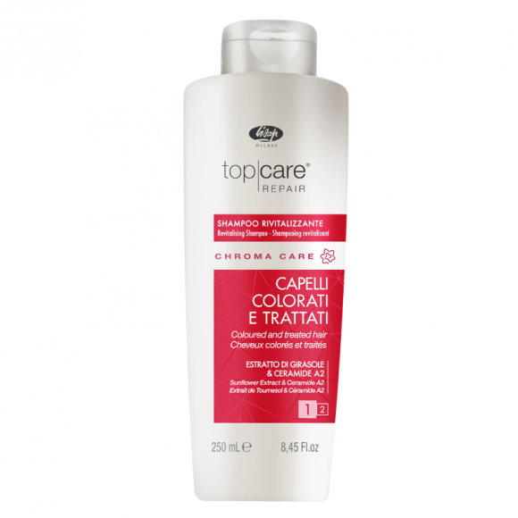 LISAP MILANO ШАМПУНЬ оживляющий для окрашенных волос – «Top Care Repair Chroma Care Revitalizing Shampoo» - 250 мл