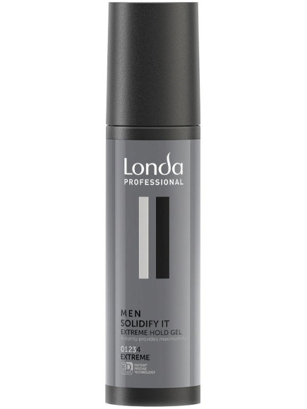 LONDA PROFESSIONAL ГЕЛЬ для укладки волос экстремальной фиксации Solidify It Men - 100 мл