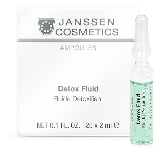 JANSSEN АМПУЛЫ детокс - сыворотка (3шт) Ampoules Detox Fluid - 2 мл