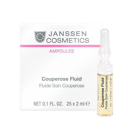 JANSSEN АМПУЛЫ сосудоукрепляющий концентрат антикупероз (3шт) Ampoules Couperose Fluid - 2 мл