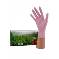 ПЕРЧАТКИ нитриловые M розовые Gloves - 100 шт